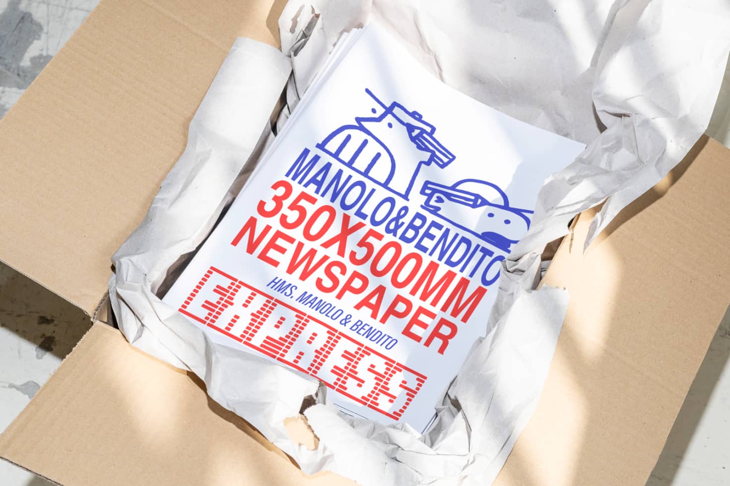Newspaper M&B Mockup preview 4