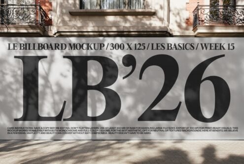 Le Billboard LB26W1503 Mockup