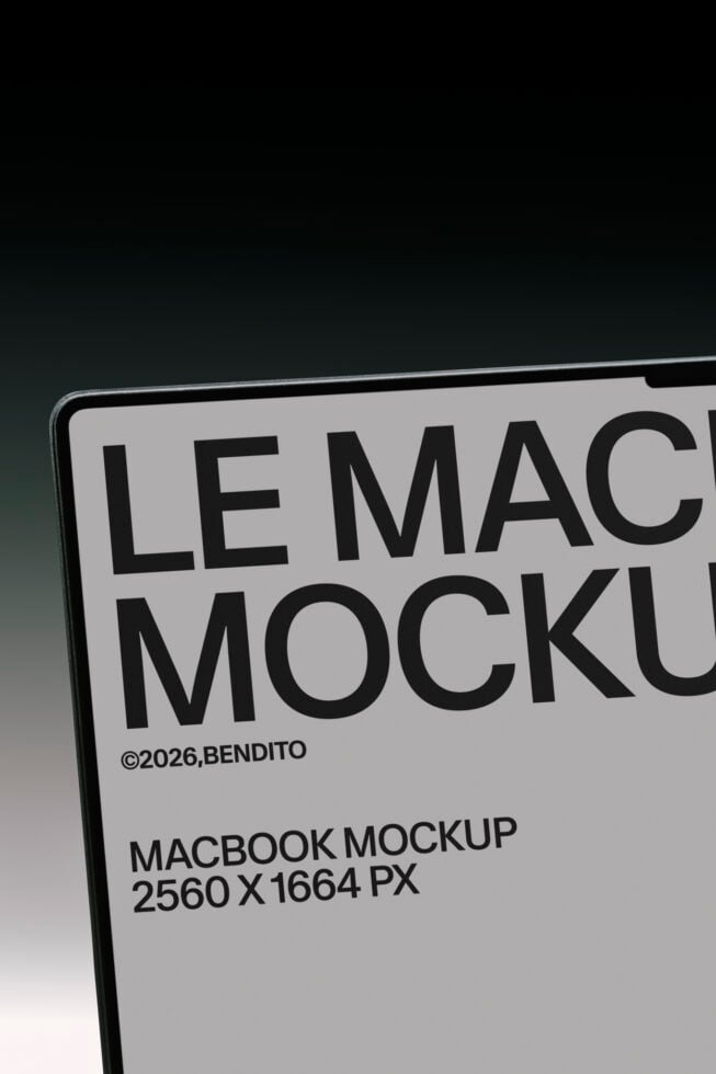 Le MacBook LB26W36 Mockup