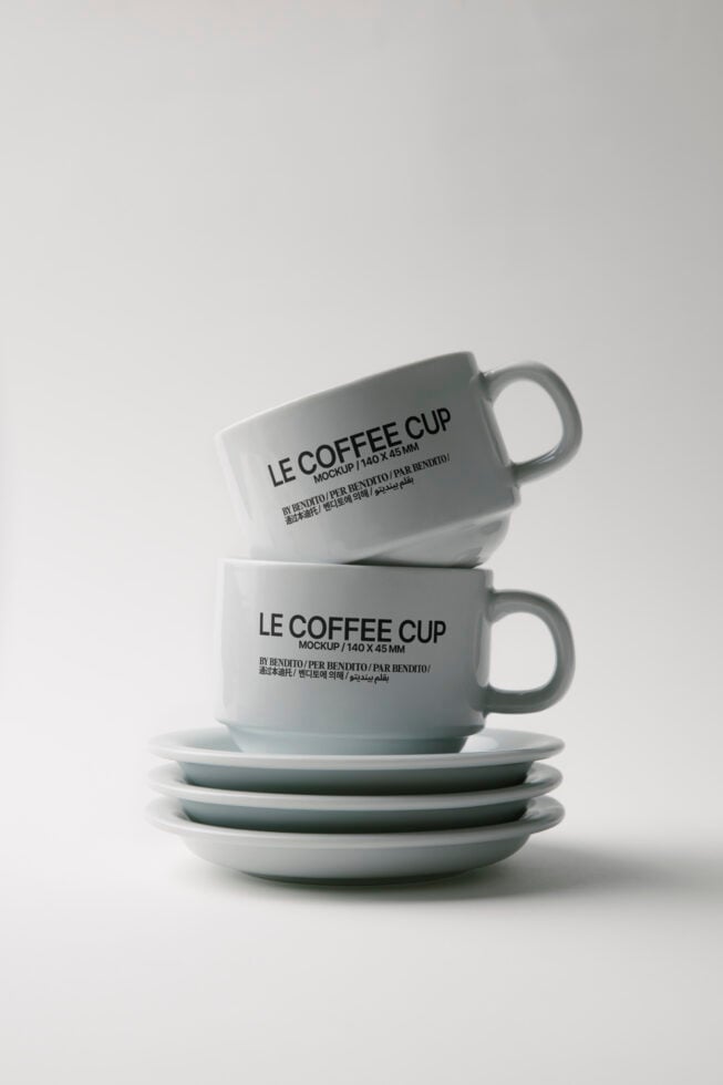 Le Coffee Cup LB25W32 Mockup