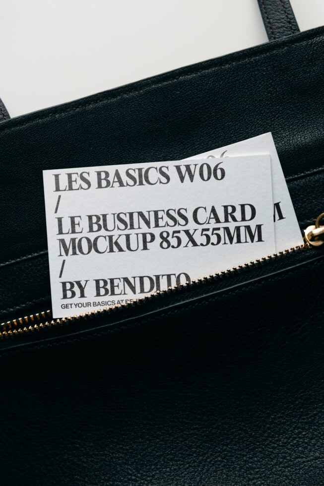 Le Business Card LB26W06 Mockup