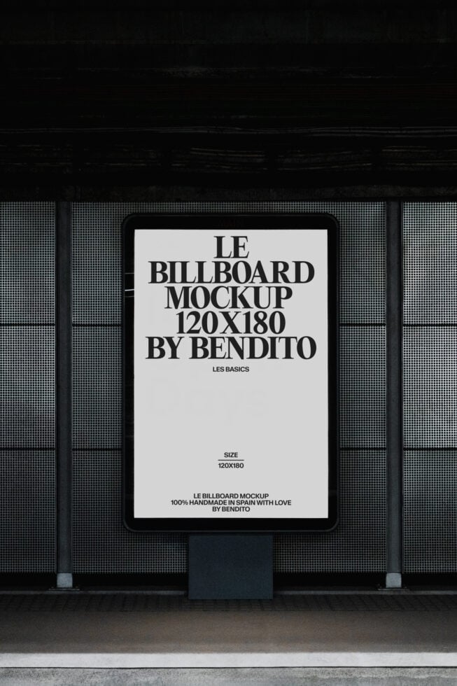Le Billboard LB26W1501 Mockup