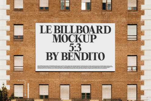 Le Billboard LB26W12 Mockup