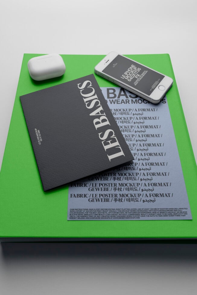 Le Stationery LB25W36 Mockup preview 4
