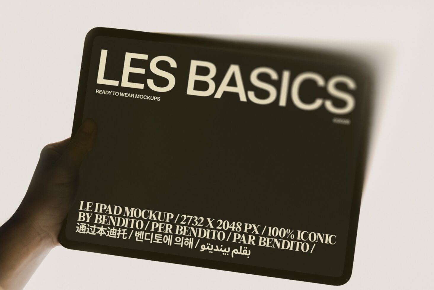 Le iPad LB26W3802 Mockup preview 2