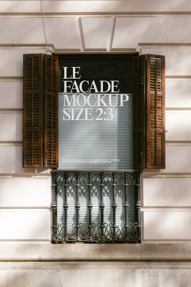 Le Facade LB26W12 Mockup