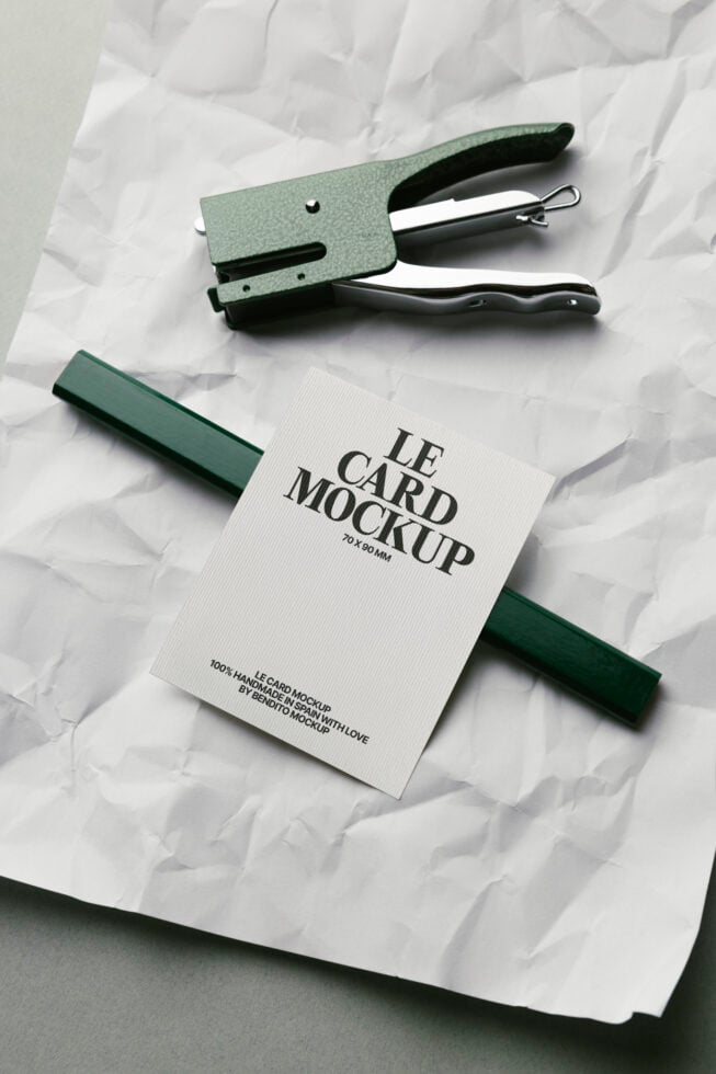 Le Card LB25W38 Mockup