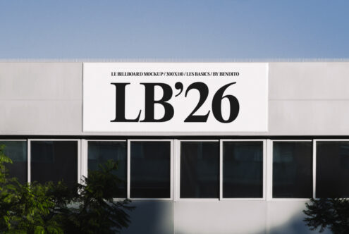 Le Billboard LB26W1102 Mockup