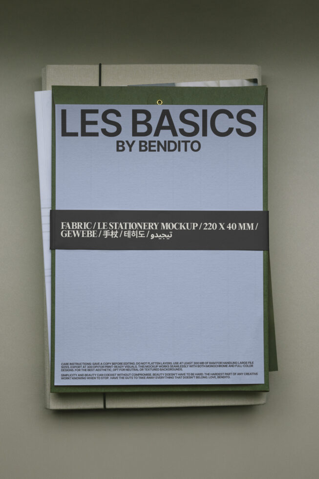 Le Stationery LB25W3501 Mockup preview 4
