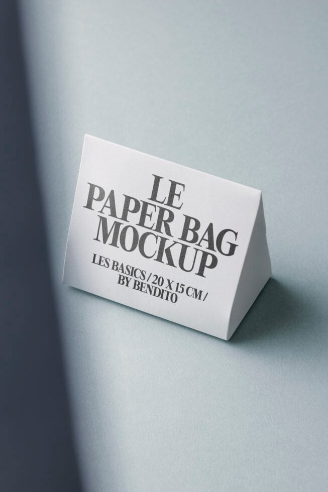 Le Paper Bag LB25W34 Mockup