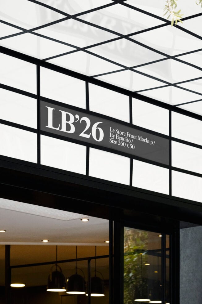 Le Store Front LB26W0802 Mockup preview 4