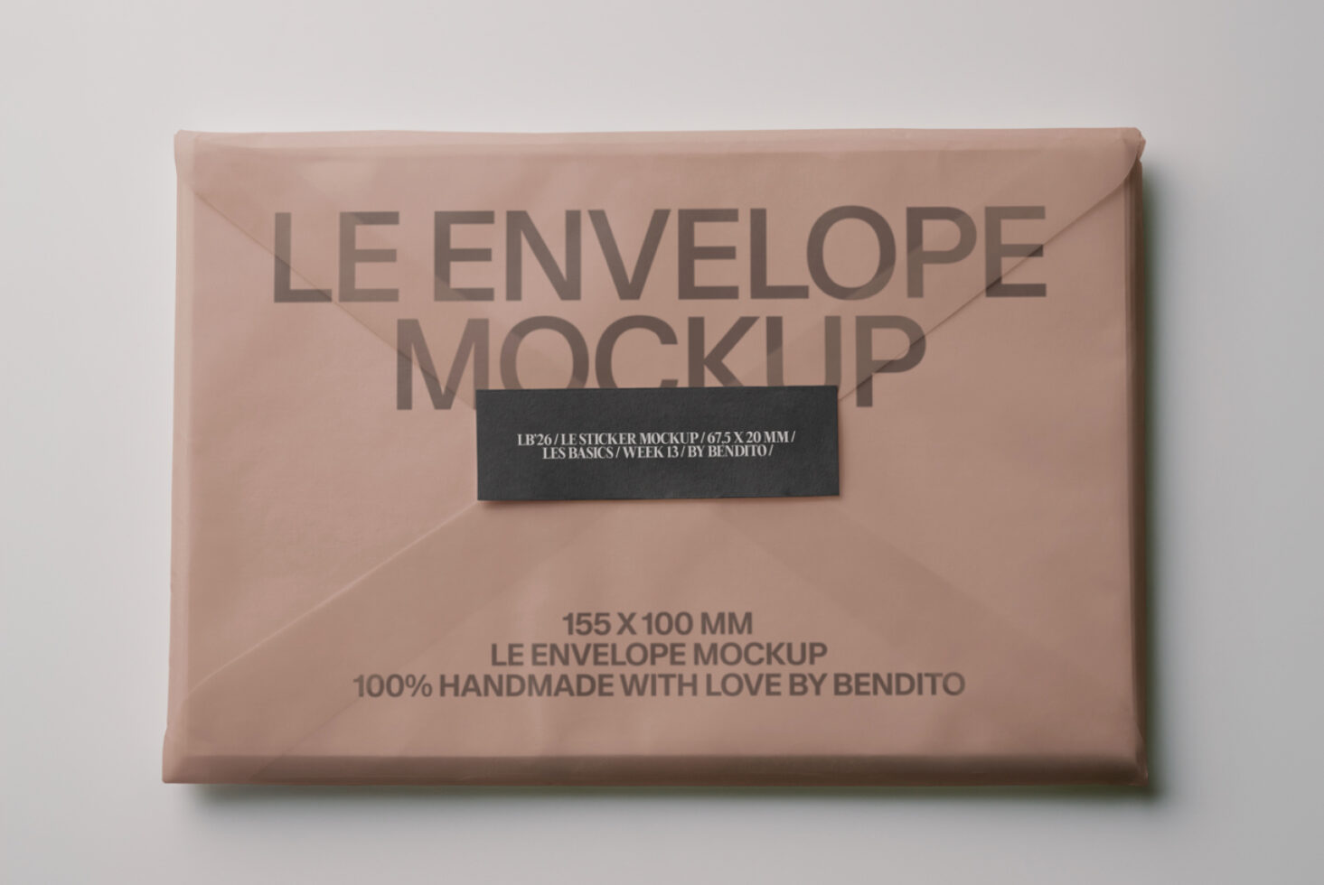 Le Envelope LB26W13 Mockup preview 2