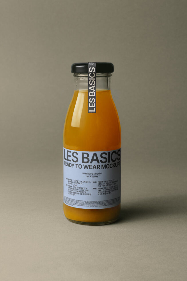 Le Juice Bottle LB25W15 Mockup preview 4