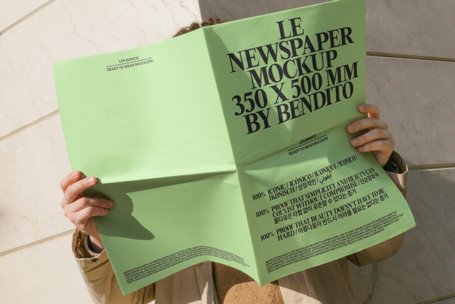 Le Newspaper LB26W13 Mockup preview 2