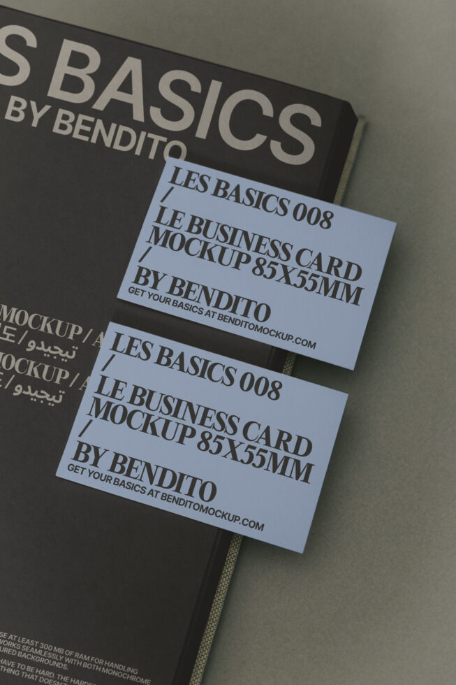 Le Business Card LB25W28 Mockup preview 4