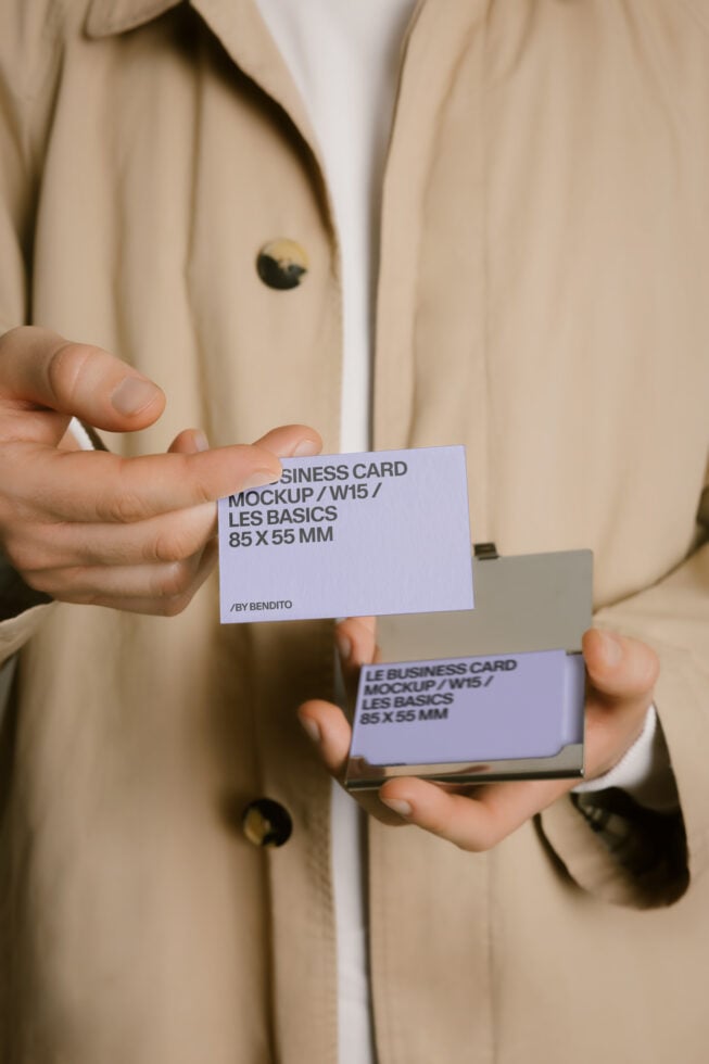 Le Business Card LB26W15 Mockup