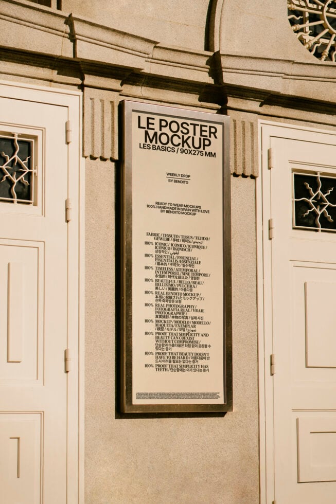 Le Poster LB25W0302 Mockup