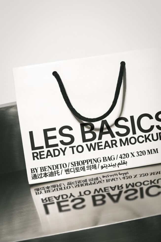 Le Shopping Bag LB25W24 Mockup