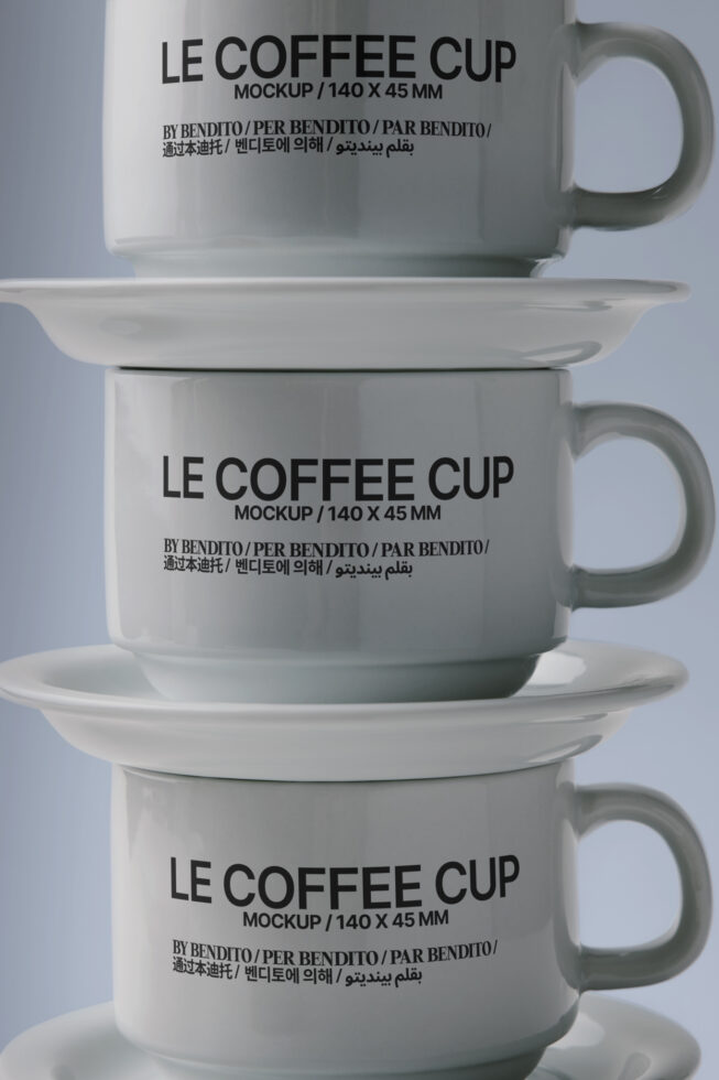 Le Coffee Cup LB25W31 Mockup preview 4