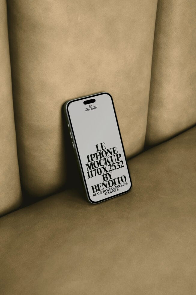 Le iPhone LB25W09 Mockup preview 4