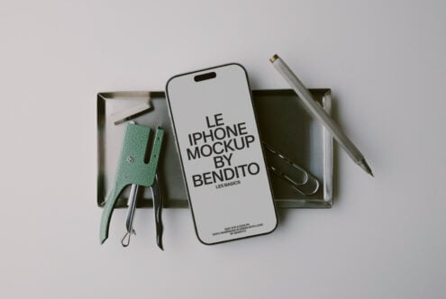 Le iPhone LB26W0302 Mockup
