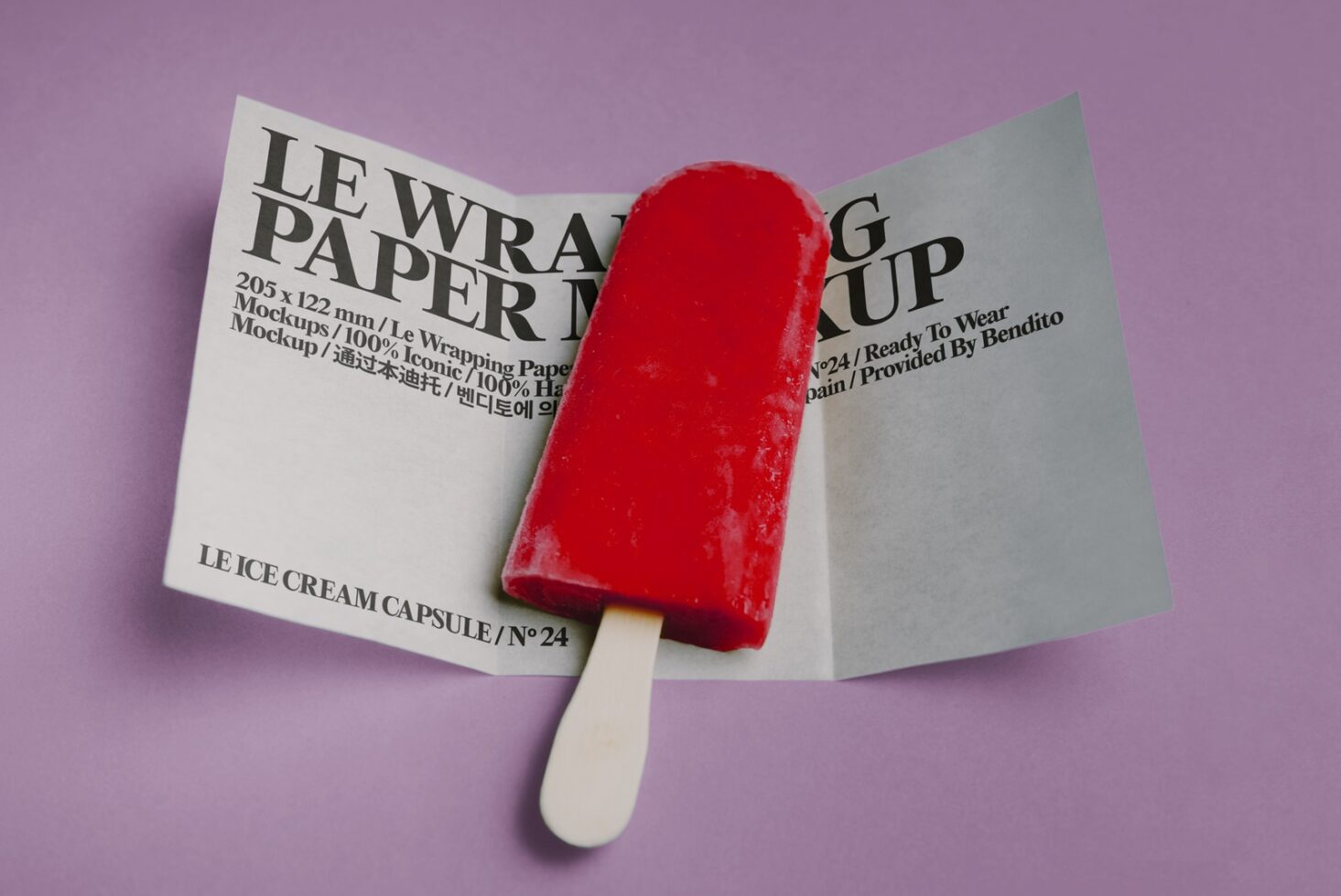 Le Wrapping Paper LB26W24 Mockup preview 2