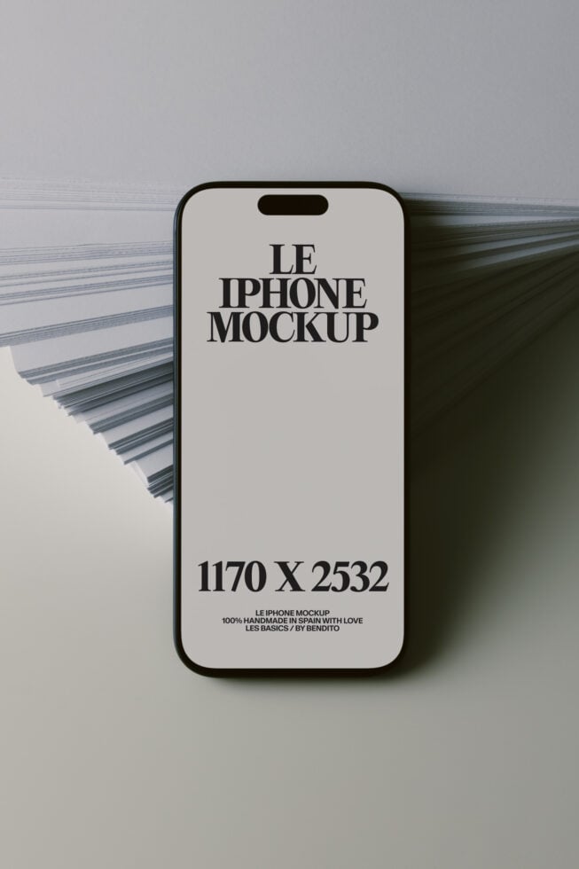 Le iPhone LB26W27 Mockup