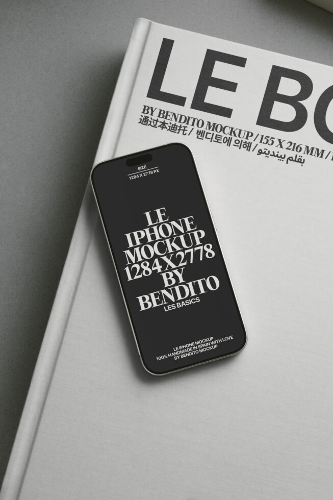 Le iPhone LB25W25 Mockup preview 4