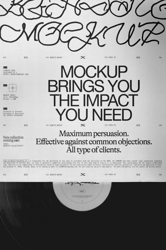 Vinyl OTv101 Mockup