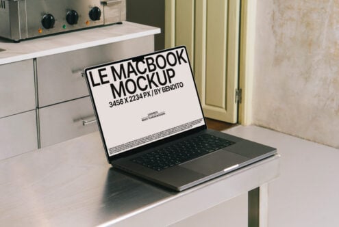 Le MacBook LB25W0502 Mockup