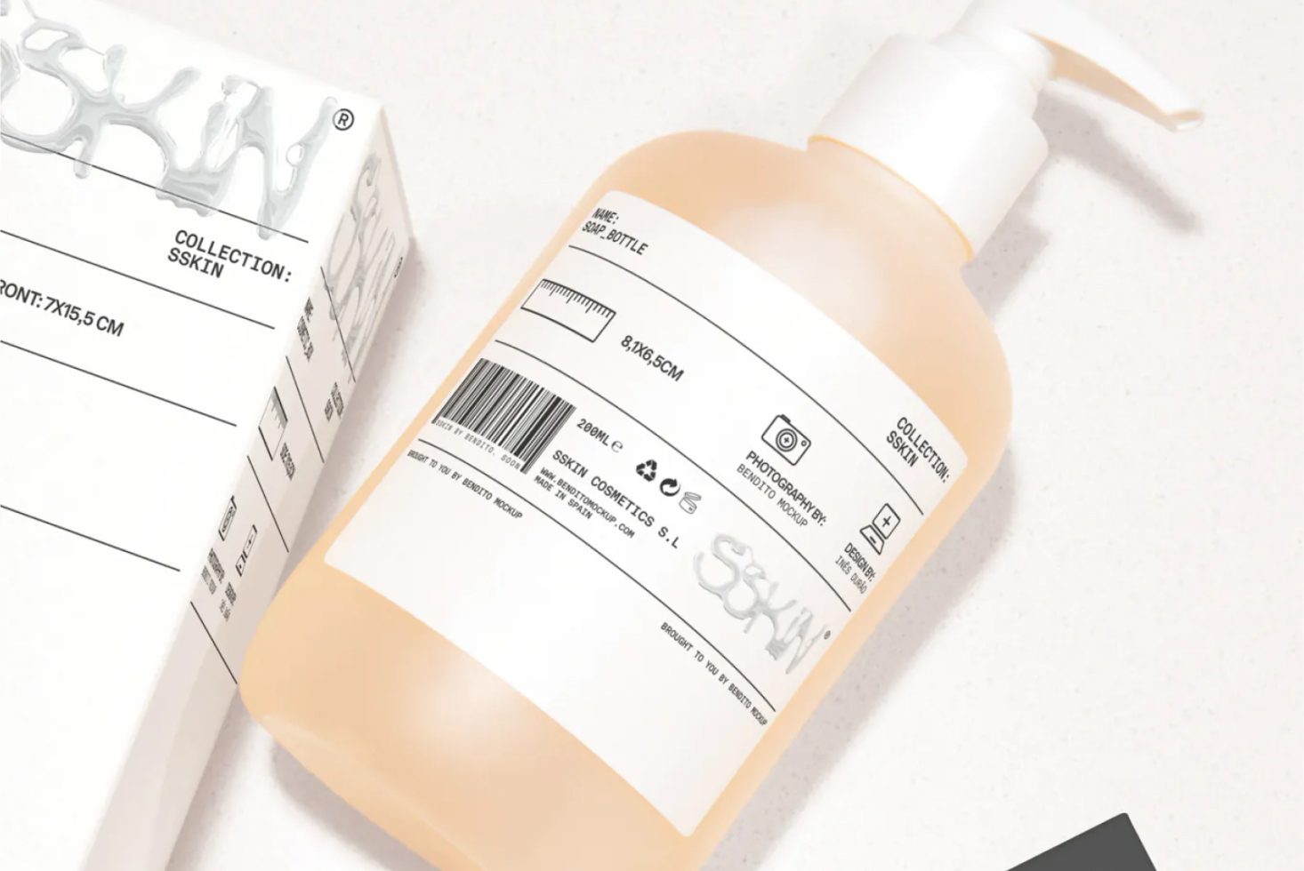 Soap Bottle SS07 Mockup preview 2