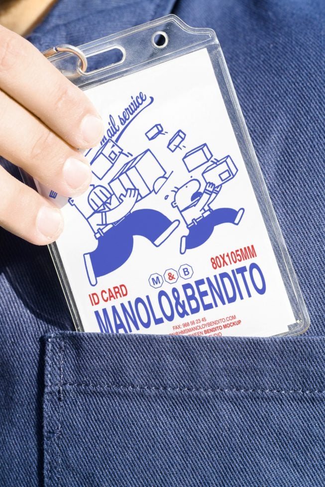ID Card M&B Mockup preview 4