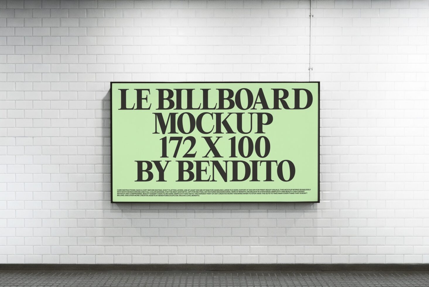 Le Billboard LB26W19 Mockup preview 2