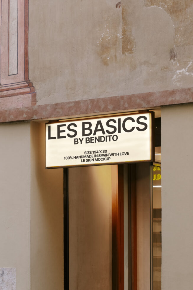 Le Sign LB25W0901 Mockup