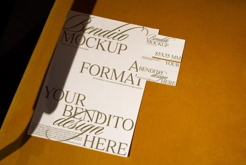 Stationery F 02 Mockup
