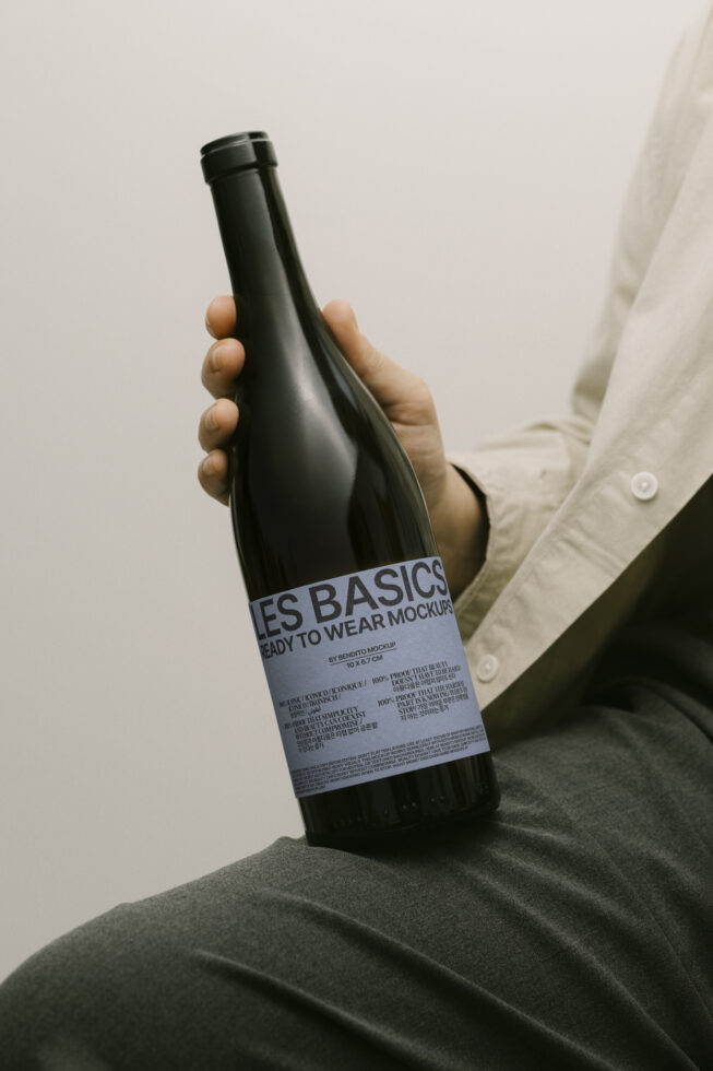 Le Wine Bottle LB25W15 Mockup preview 4