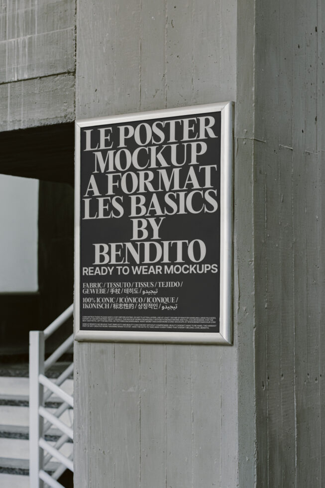 Le Poster LB25W12 Mockup preview 4