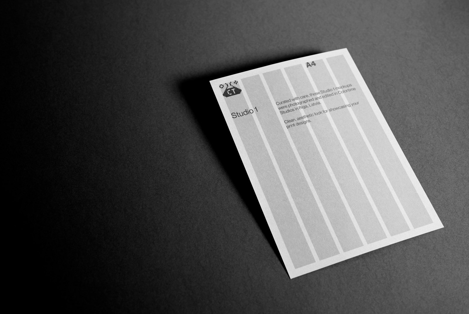 A4 Letterhead Mockup