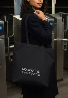 Tote Bag 08ML Mockup