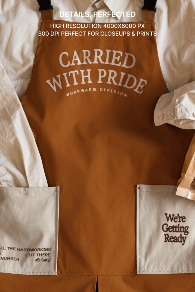 S#2 DTW Apron Mockup preview 6