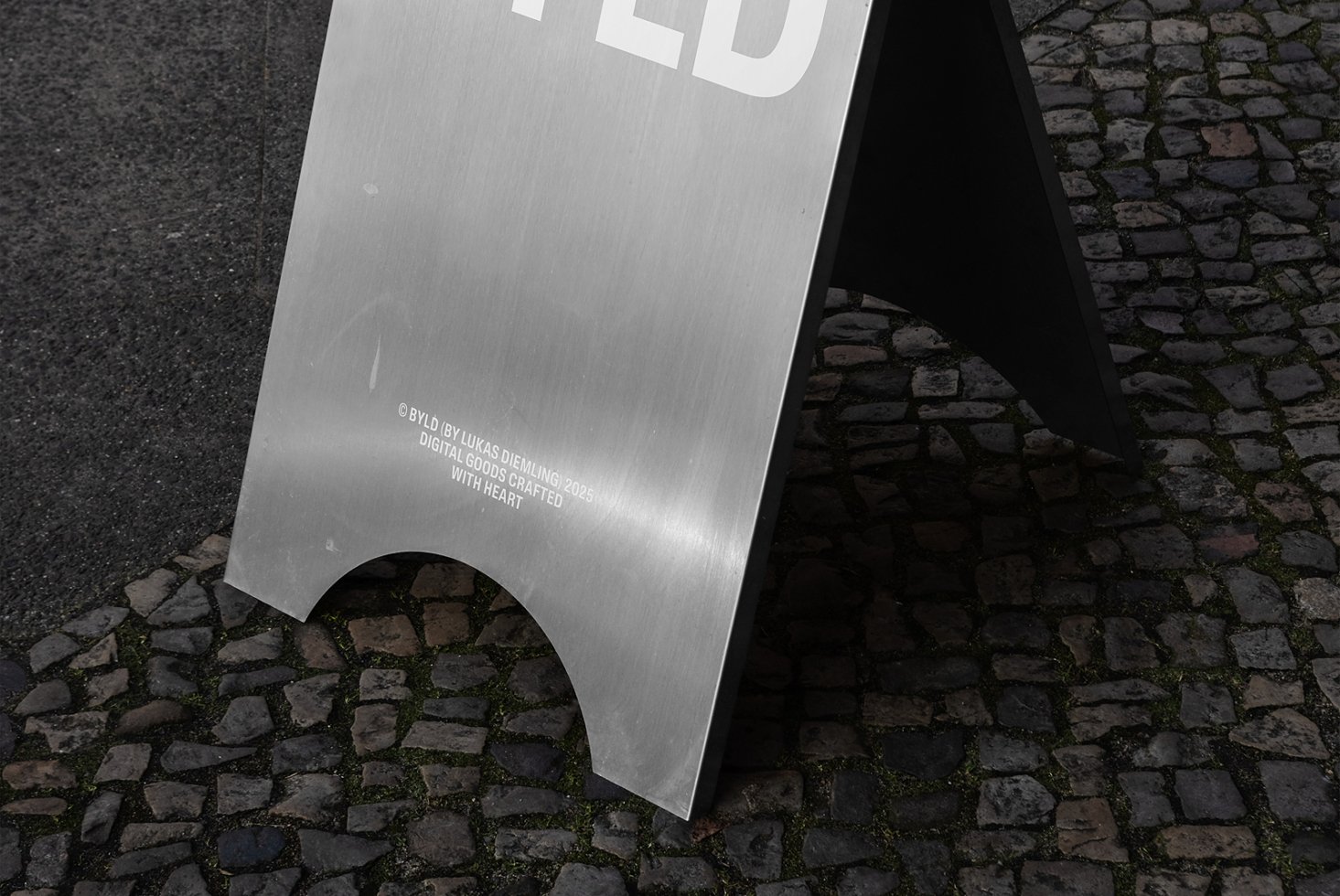 A Frame Sign 08 Mockup preview 2