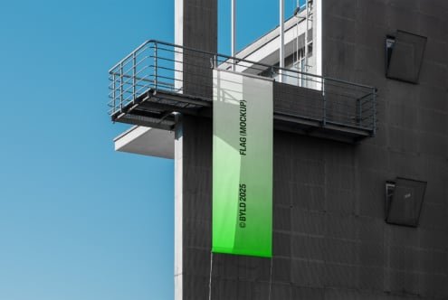 Flag 15 Mockup