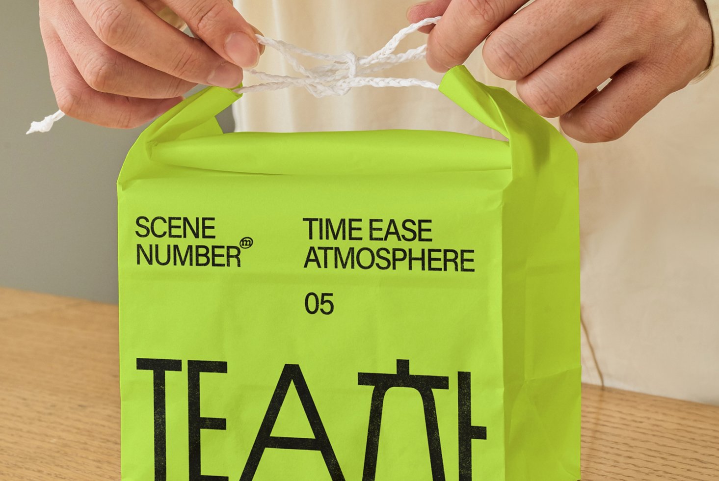 S#5 TEA Takeaway Bag Mockup preview 2