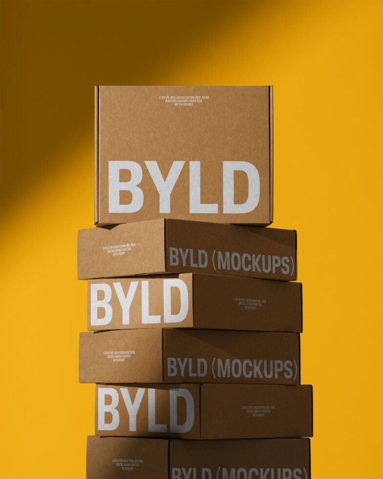 Shipping Boxes 03 Mockup preview 3