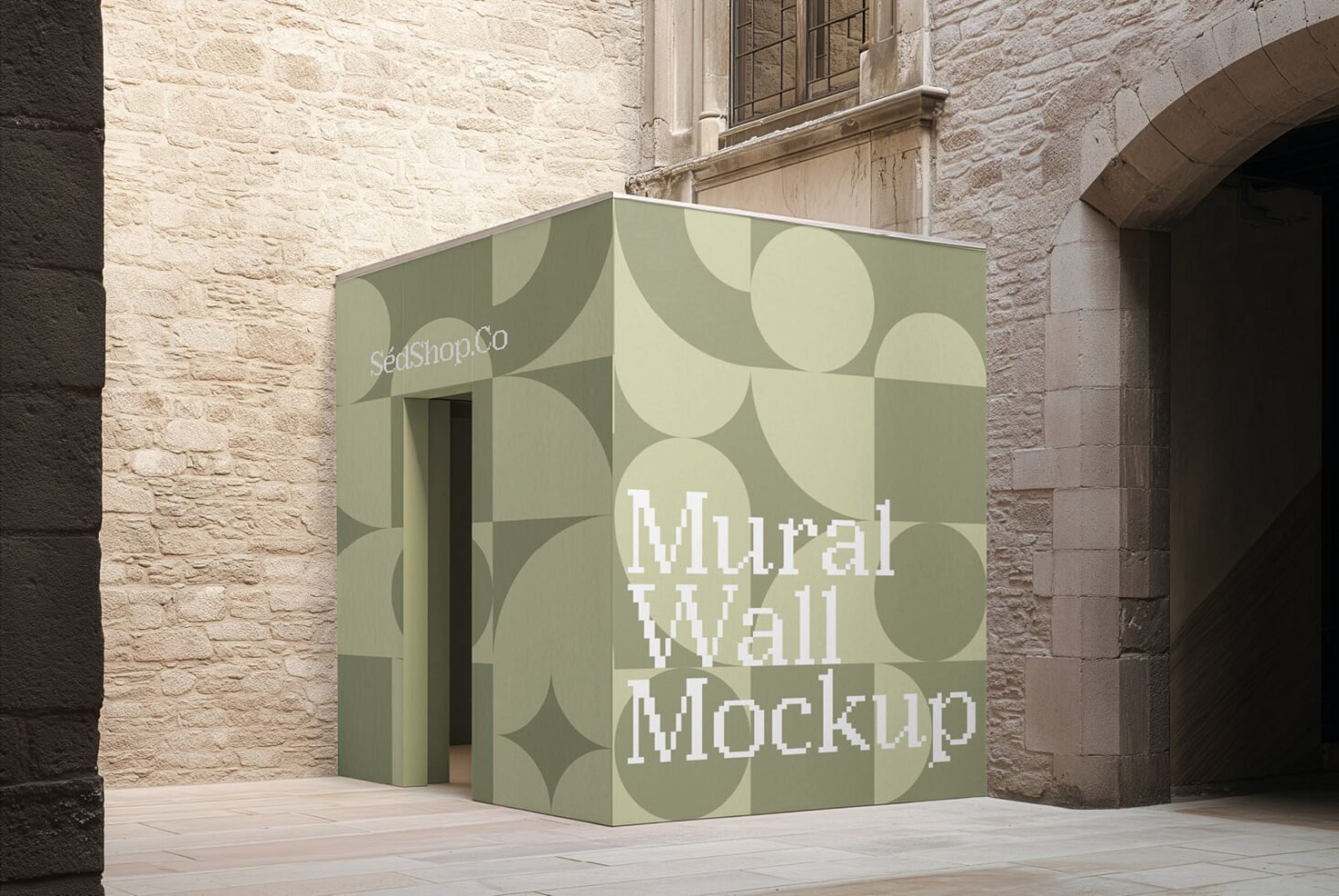 Mural Wall D31 Mockup preview 7