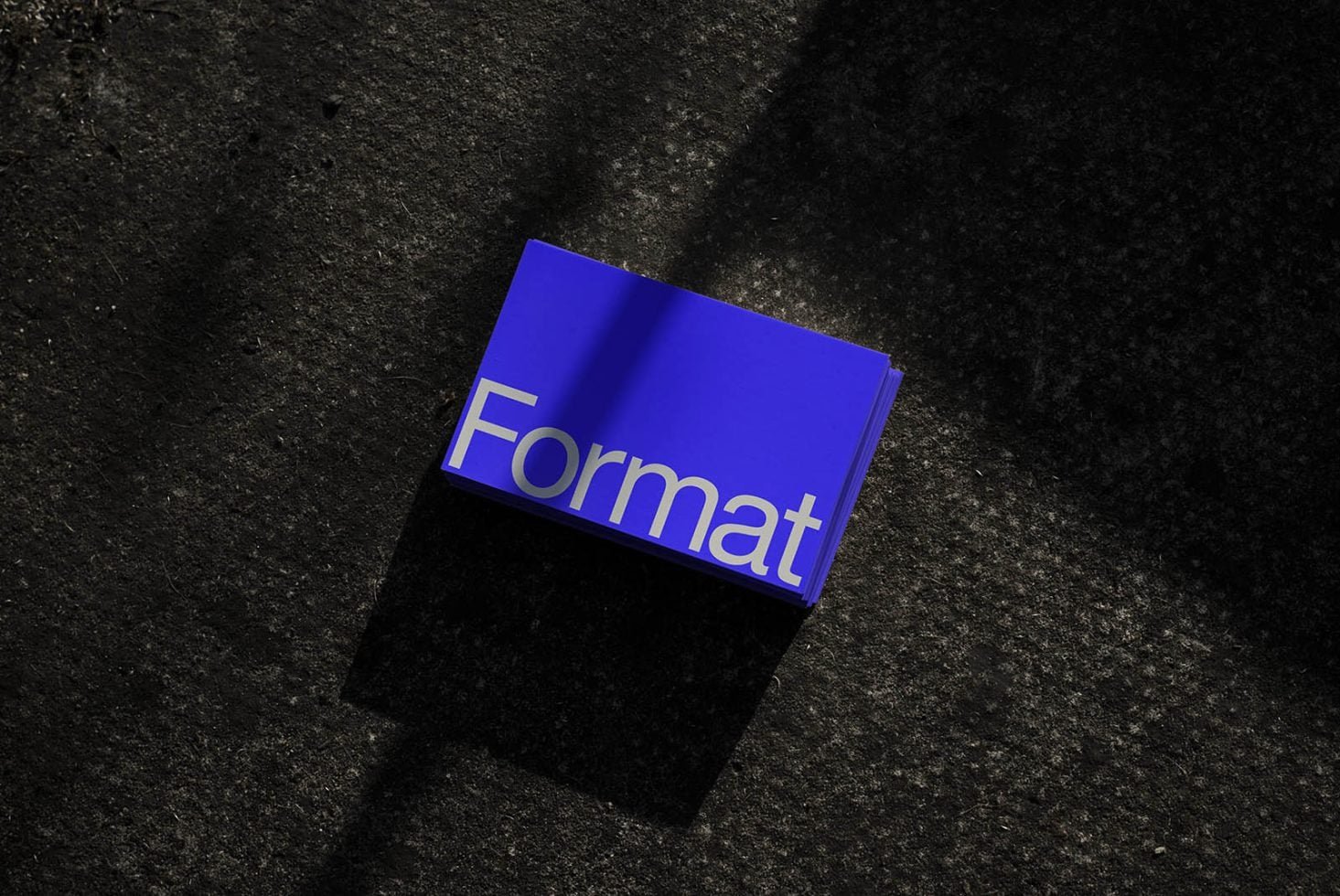 Format 85x55 Business Card Mockup 06