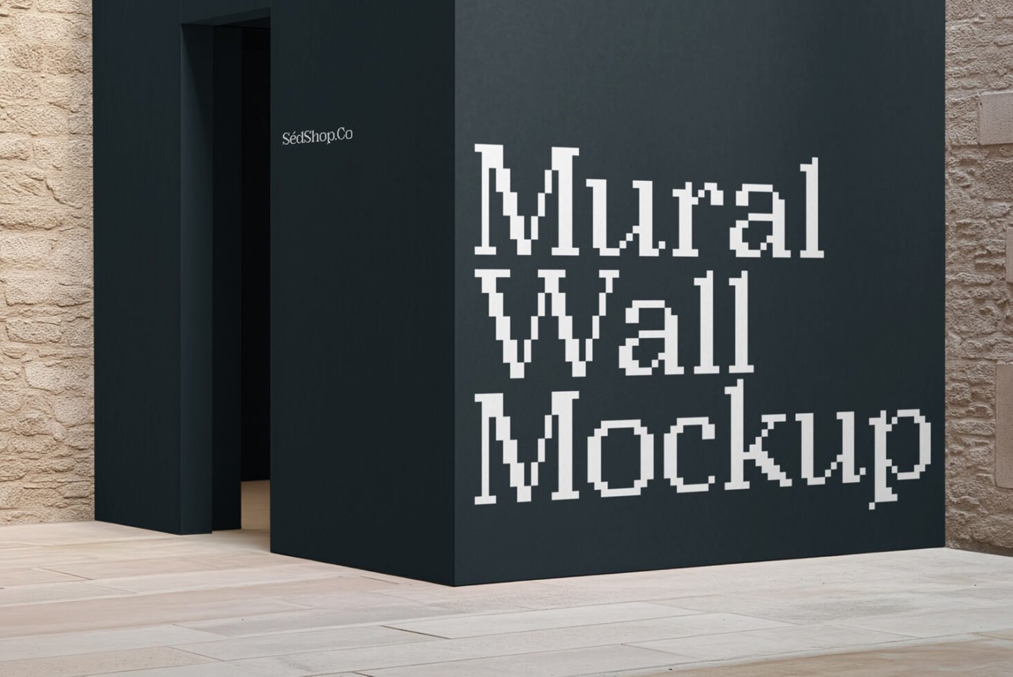 Mural Wall D31 Mockup preview 8