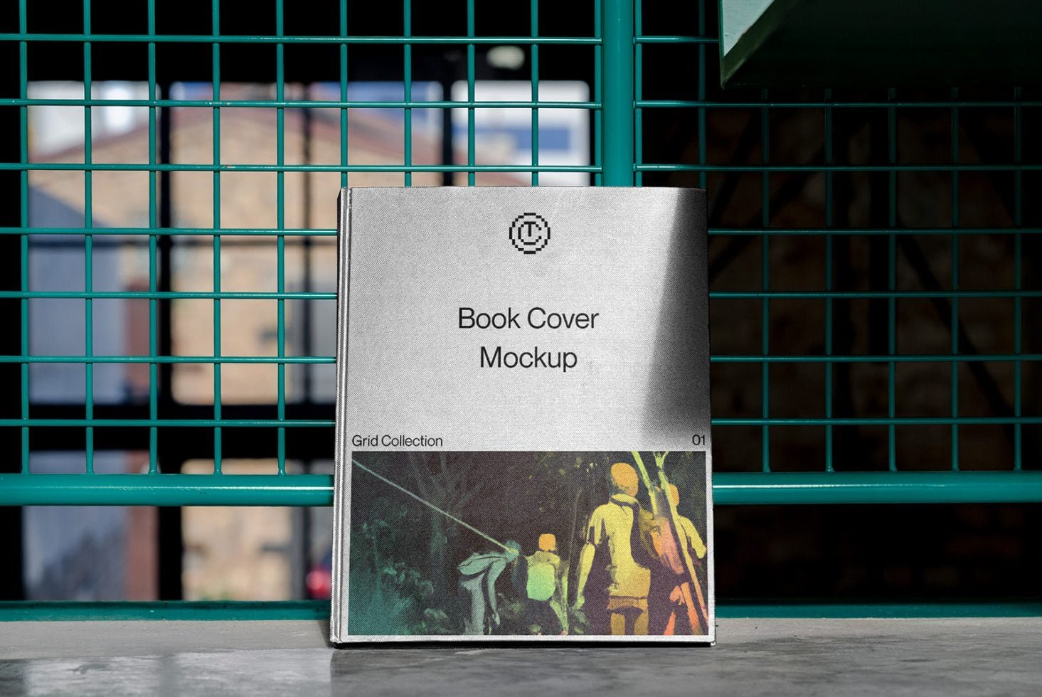 Book Cover Mockup GRID01