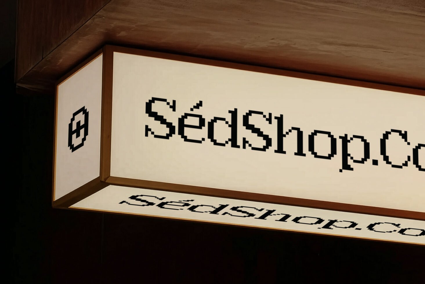 Lightbox Sign D13 Mockup preview 7