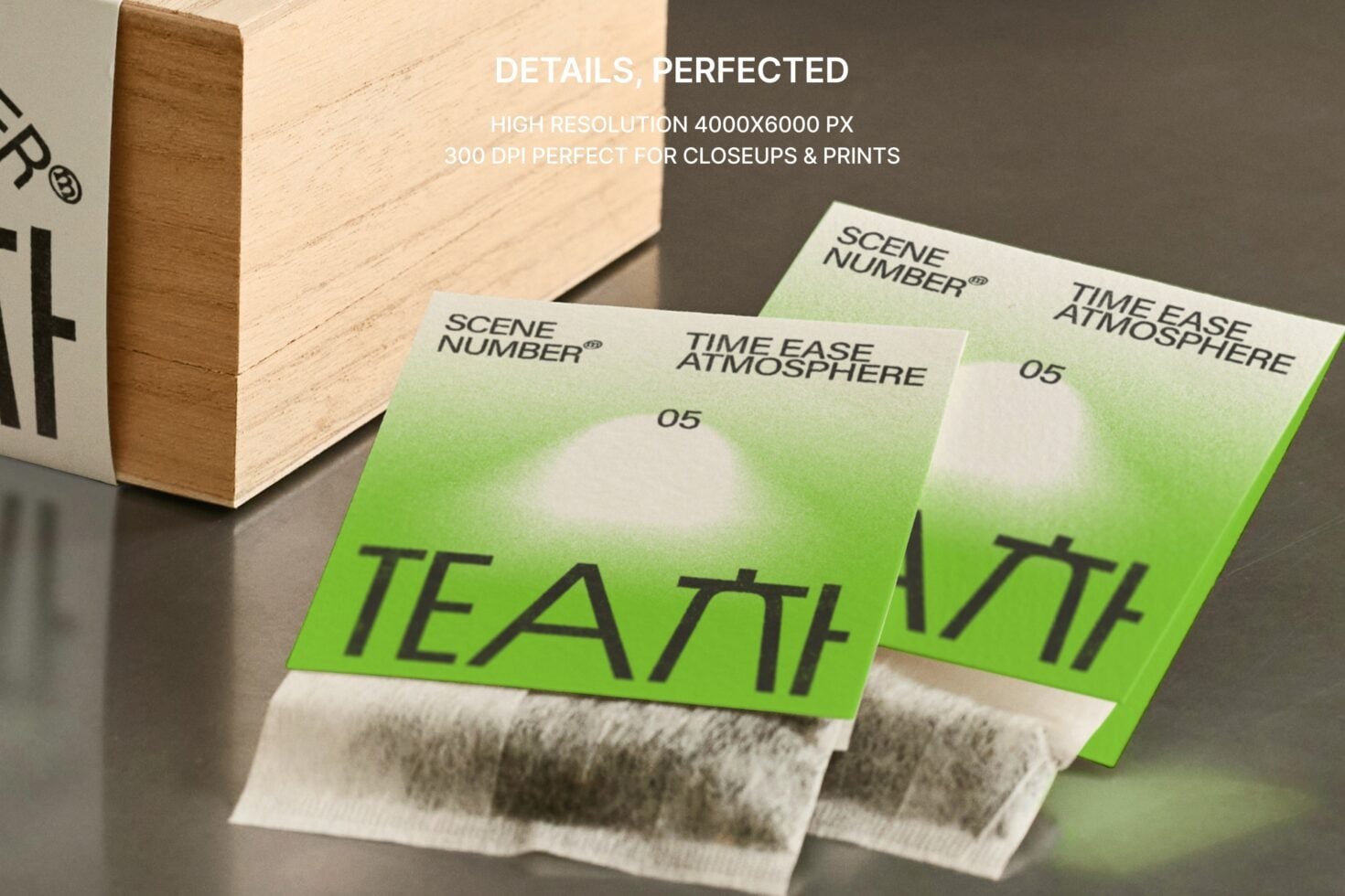 S#5 TEA Tea Bag 05 Mockup preview 4